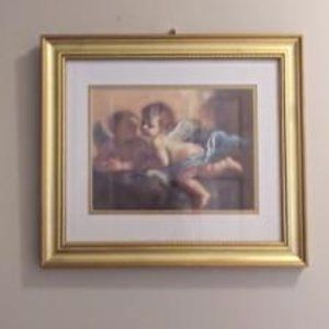 Classic Baby Angels Framed Print